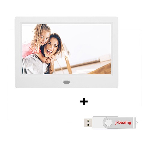 7'' Digital Picture Frame with 1080P Video, Music, Photo, Auto Rotate Slide Show - Picture 2 of 14
