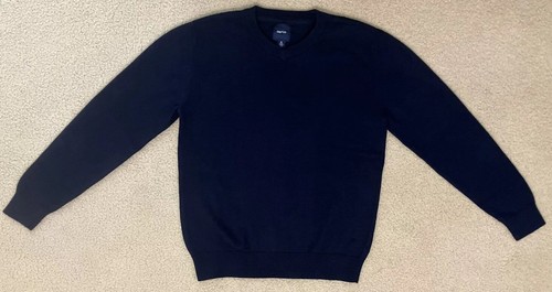 Maglione pullover scollo a V GAP KIDS taglia XL 12 ragazzo blu navy - Foto 5 di 5