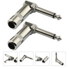 2 Pcs Electric Guitar Cable Plug Accessories Instrument Extension Cord