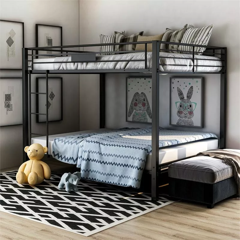 Queen metal bunk beds online