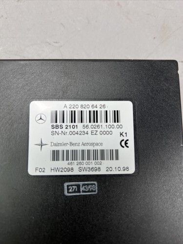 MERCEDES BENZ S430 S500 S600 2000-2006 LANGUAGE CONTROL MODULE A2208206426 - Picture 2 of 6