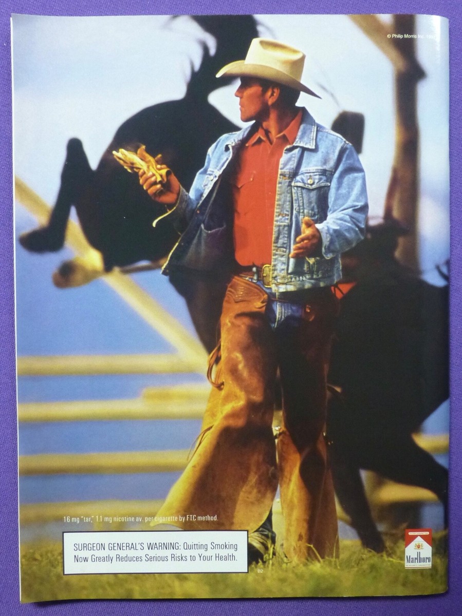 Marlboro カウボーイ ポスター 1997年製 Marlboro カウボーイ ポスター 1997年製 Marlboro カウボーイ
