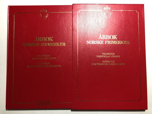 1993 Folder Jahrbuch Jahrbuch Libro Arbok Norwegen Norwegen Norge komplett + Box - Bild 1 von 9