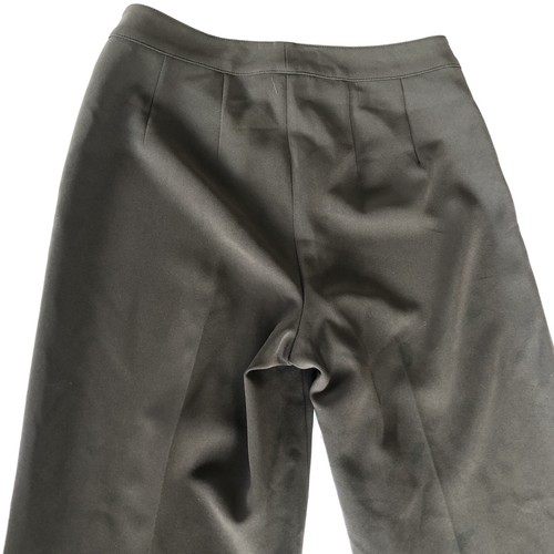St. John Dress Pants 2 Brown No Pockets Zip Front 31 Inch Inseam Made in USA - Picture 2 of 12