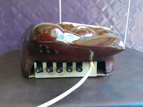 Vintage USSR Desk Clock Electronica-02.Lamp Clock House Ceramics. - Picture 8 of 21
