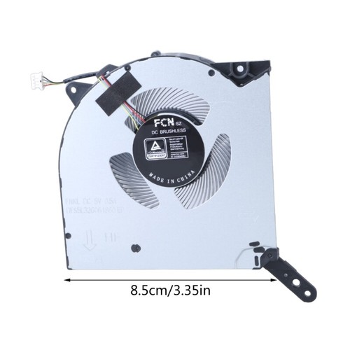 Laptops CPU GPU Cooling Fan DC5V 0.5A 4Pin Radiators for 5Pro-16ACH6H - Afbeelding 8 van 11