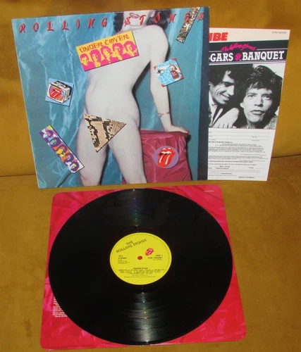 THE ROLLING STONES Undercover ORIG 1st UK 1983 RS + Inner & Insert EX AUDIO