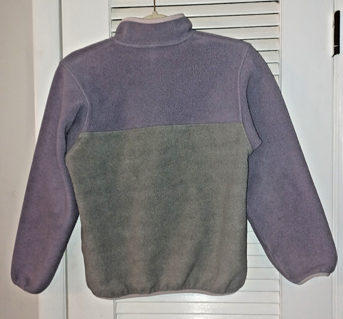 PATAGONIA Youth Size L (12) Gray 1/4 Zip Better Sweater Pullover Fleece Jacket - Picture 2 of 3
