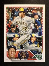 2023 Topps: Holiday #H164 Christian Yelich/Milwaukee Brewers/OF ⚾🐷🎅
