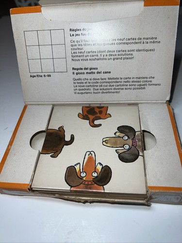 The Crazy Dog Game Vintage 1980 Artus Games Complete Puzzle - Picture 4 of 6