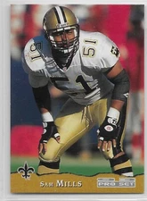 1993 Pro Set #291 Sam Mills New Orleans Saints Montclair State