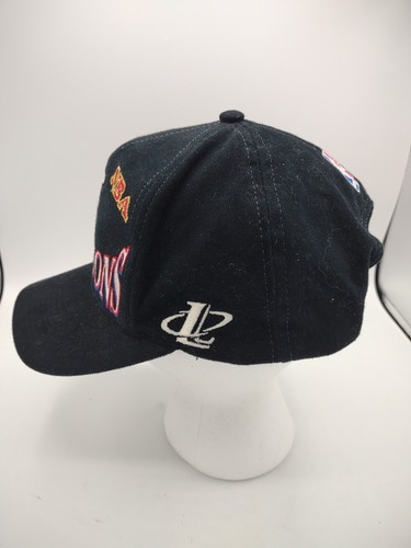 Vintage Chicago Bulls 1997 NBA Championship Logo Athletic Snapback Hat Black Cap - Bild 6 von 12