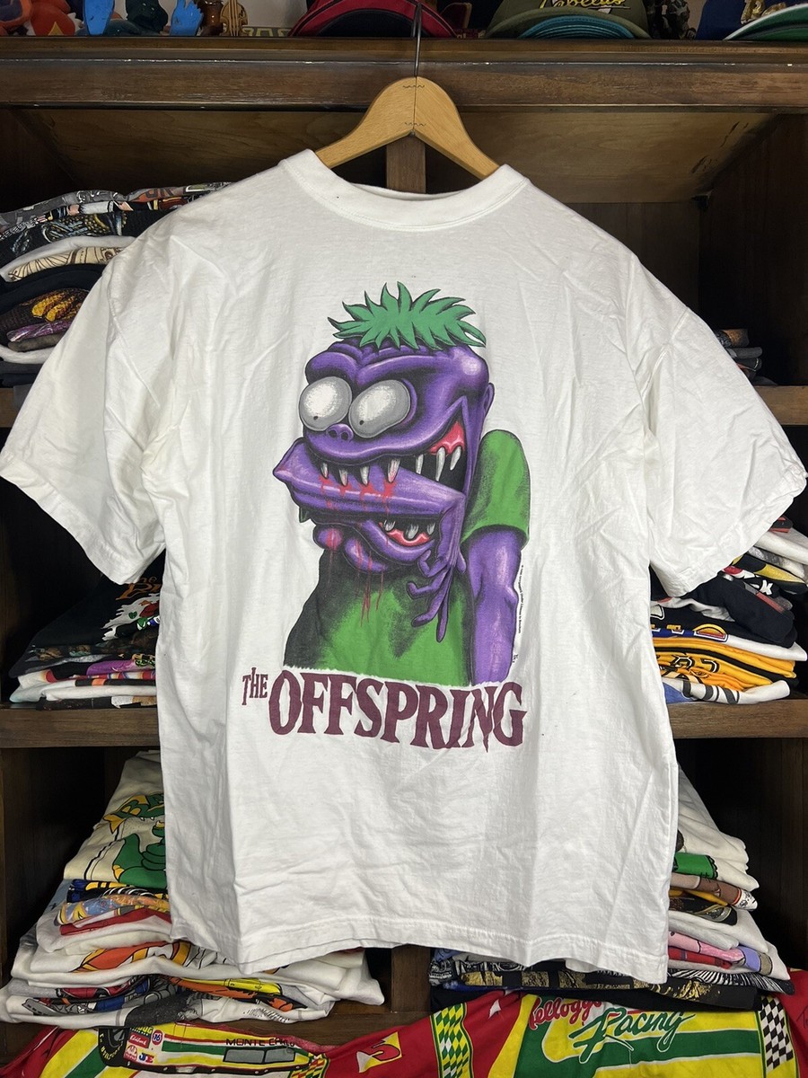 Vintage 1995 90s The Offspring Stupid Bite Me Brockum XL Band Tour Shirt