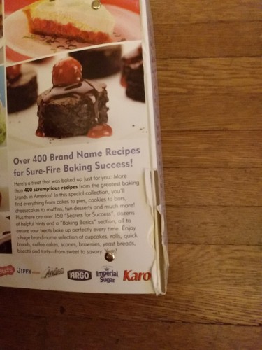 2014 America's Greatest Brand Name Baking Book 3 Ring Binder W Cards Cookbook - Picture 3 of 4
