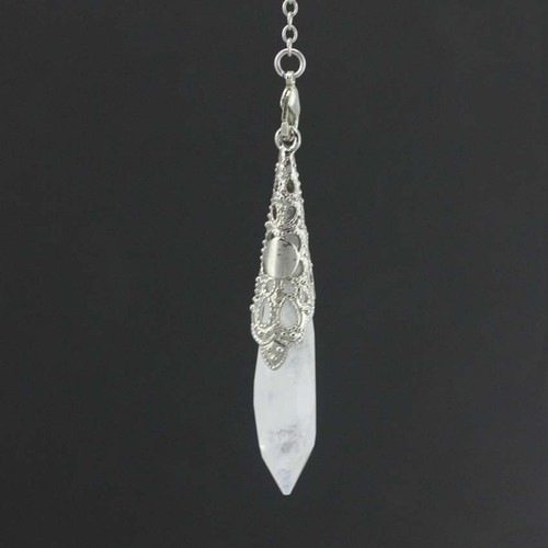 Natural Gems Faceted Healing Crystal Quartz Chakra Reiki Stone Pendulum Pendants - Picture 10 of 36