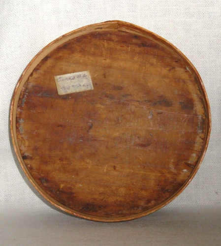 Antique Firkin ~ Small 7 1/2" Sugar Bucket w/Lid ~ Wood - Picture 12 of 17