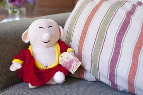 Bambola di peluche Buddha ridente per bambini e adulti - Foto 2 di 4