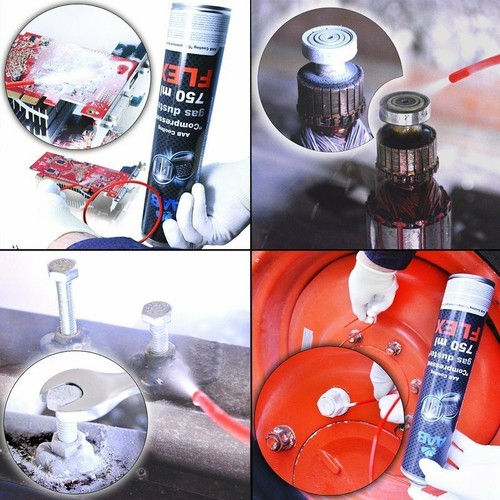 8 x AABCOOLING Compressed Gas Duster FLEX 750-ml POUR LE NETTOYAGE DU CLAVIER - Photo 8/11
