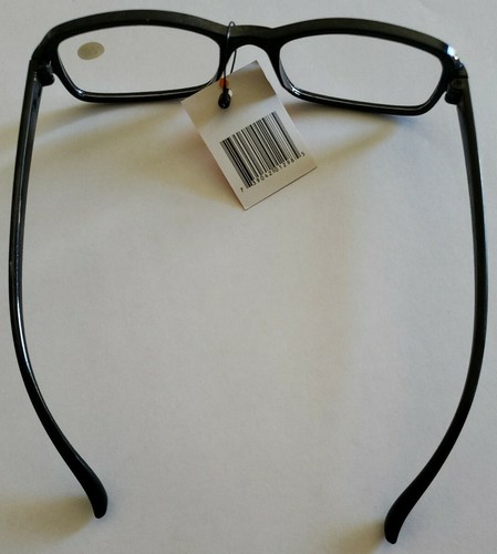Plastic Framed Reading Eye Glasses ~ Black Frames ~ +2.00 Strength ~ K28 - Picture 7 of 8