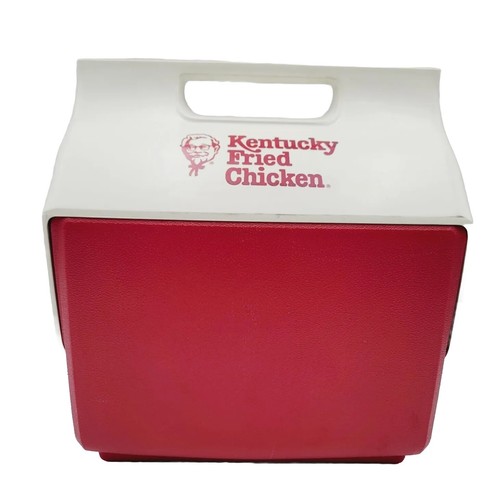 Y2K 90s Little Playmate Cooler by Igloo KFC Kentucky Fried Chicken Logo Red USA