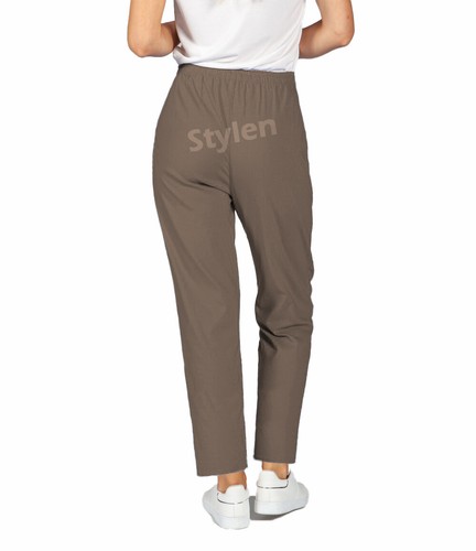 Damen Hose Gummibund Pull On Cherry Berry Full Length Trousers - Bild 22 von 34