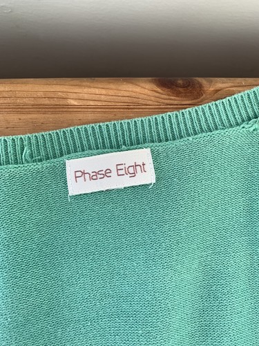PHASE EIGHT grüner Strickpullover Größe 10 Top Zustand - Bild 7 von 11