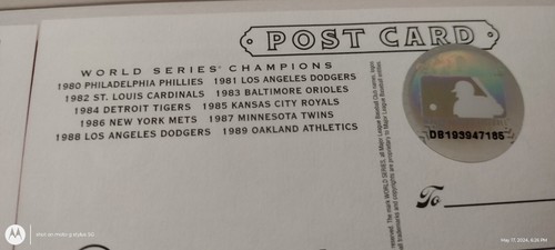 1950 & greater Radio Shack World Series Holographic MLB Serial Numbered Cards - Picture 15 of 23