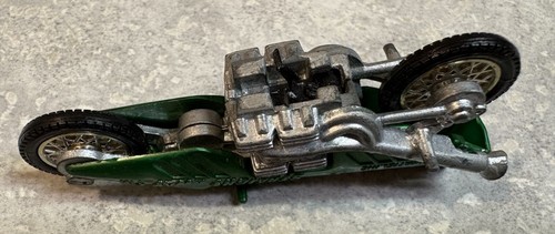 Vtg Hot Wheels Rrrumblers “Straight Away” Motorcycle in Green W/Kickstand (1971) - Picture 6 of 6