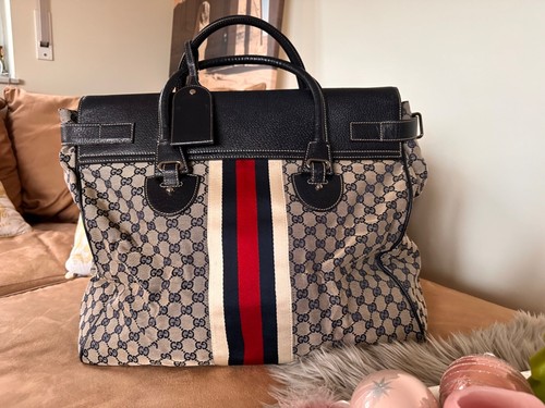 GUCCI Reisegepäck for FLY grosse Reisetasche Savoy GG Supreme UNISEX - Bild 3 von 7