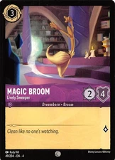 Magic Broom Lively Sweeper 49/204 Ursula's Return Disney Lorcana 017411