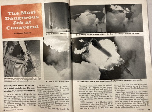 2 VINTAGE POPULAR SCIENCE. Apr & Jun 1960. Trucks, Ships, and Much More Science. - Picture 4 of 7