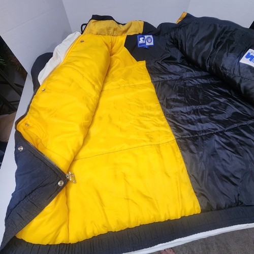 Vintage Pittsburgh Steelers Jacke 90s NFL Starter 2XL Wintermantel 1/4 Zip Parka - Bild 16 von 23