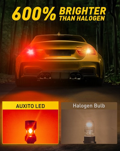 3157 3057 4157 Bombilla LED Freno Trasero Rojo Puro Ultra Brillante para Ford Escape - Imagen 2 de 10