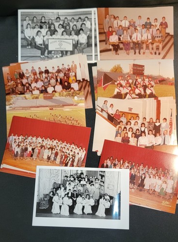 Vtg Lot 150+ Photos 1985 Chillicothe, Mo HS Senior Basketball Arts Cheer Band - Picture 9 of 10
