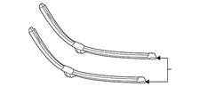 Genuine Mercedes-Benz Wiper Blade 222-820-11-45
