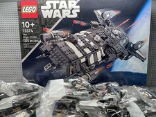 LEGO. Star Wars: The Onyx Cinder (75374). SHIP BUILD ONLY. NO MINIFIGURES.
