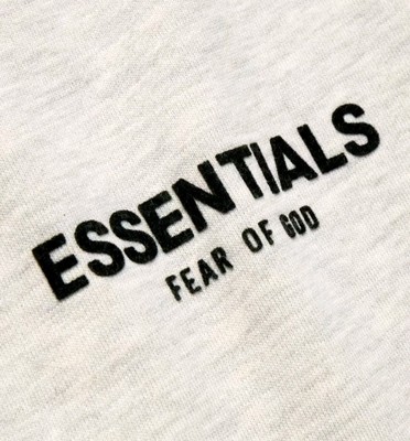 Fear Of God Essentials Light Oatmeal Grey Sweatpants Size LARGE