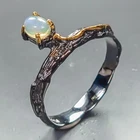 Handmade Natural Opal Ring 925 Sterling Silver Size 7.25 /R463018