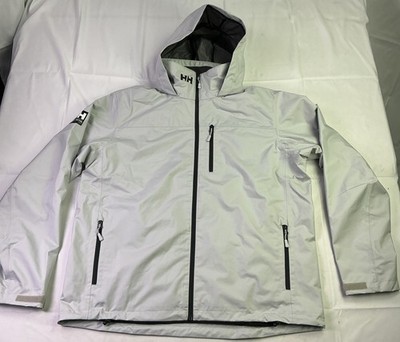 Helly Hansen Men s Crew Hooded Midlayer Jacket 2.0-Grey Fog-Size: 2XL