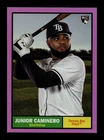 2024 Topps Archives Pink Foilboard #33 Junior Caminero RC Rookie RAYS