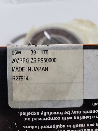 NEW Genuine Timken Fafnir, 207PPG, Bearing FAST SHIPPING!! - Picture 3 of 4