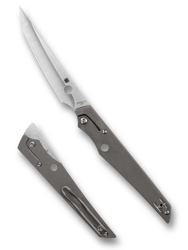 Spyderco Knives Cobol Slip-joint C273TIP Titanium M390 Pocket Knife Stainless - Picture 1 of 3