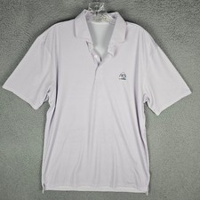 Holderness Bourne Polo Mens L The Carson Geometric Tailored Performance Golf