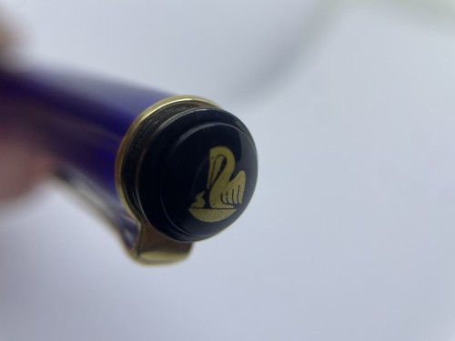 RARE PELIKAN M200 BLUE TRANSPARENT DEMONSTRATOR Fountain Pen-400 - Picture 16 of 17