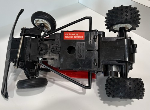 Vtg 1980s Nikko Frame Buggy Turbo Panther 35 Red Off Road RC Car Untested Parts - Picture 5 of 7