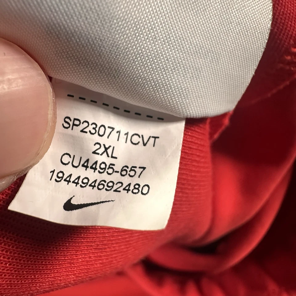 Calça Nike Masculina XXL Vermelha Sportswear Tech Fleece Joggers (36x27) CU4495-657 - Imagem 3 de 4