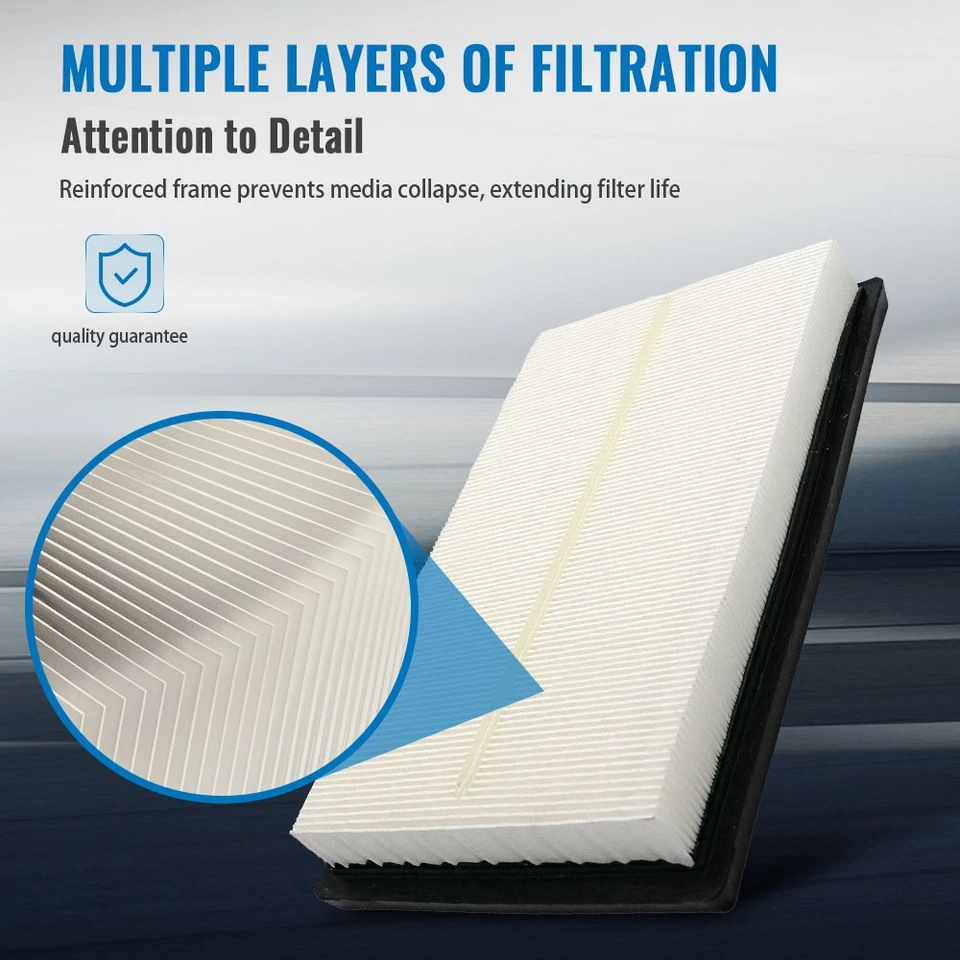 Filtro de aire del motor 4 piezas para Ford Transit Connect 2019 2020 2021 2022 2023 L4 2,0 L Foto 3 de 4