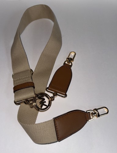 Michael Kors hellbraun Gepäck Gitarre Schulter Crossbody Ersatzgurt 40’’