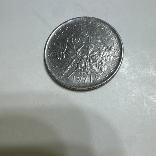 MONEDA FRANCIA 5 FRANCOS 1971 CIRCULADA, se vende tal cual - Imagen 5 de 14