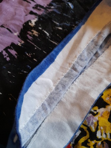 Camicia vintage Deadstock Grateful Dead AOP mai indossata Rags 72 (Mosquitohead?) Singolo - Foto 7 di 8